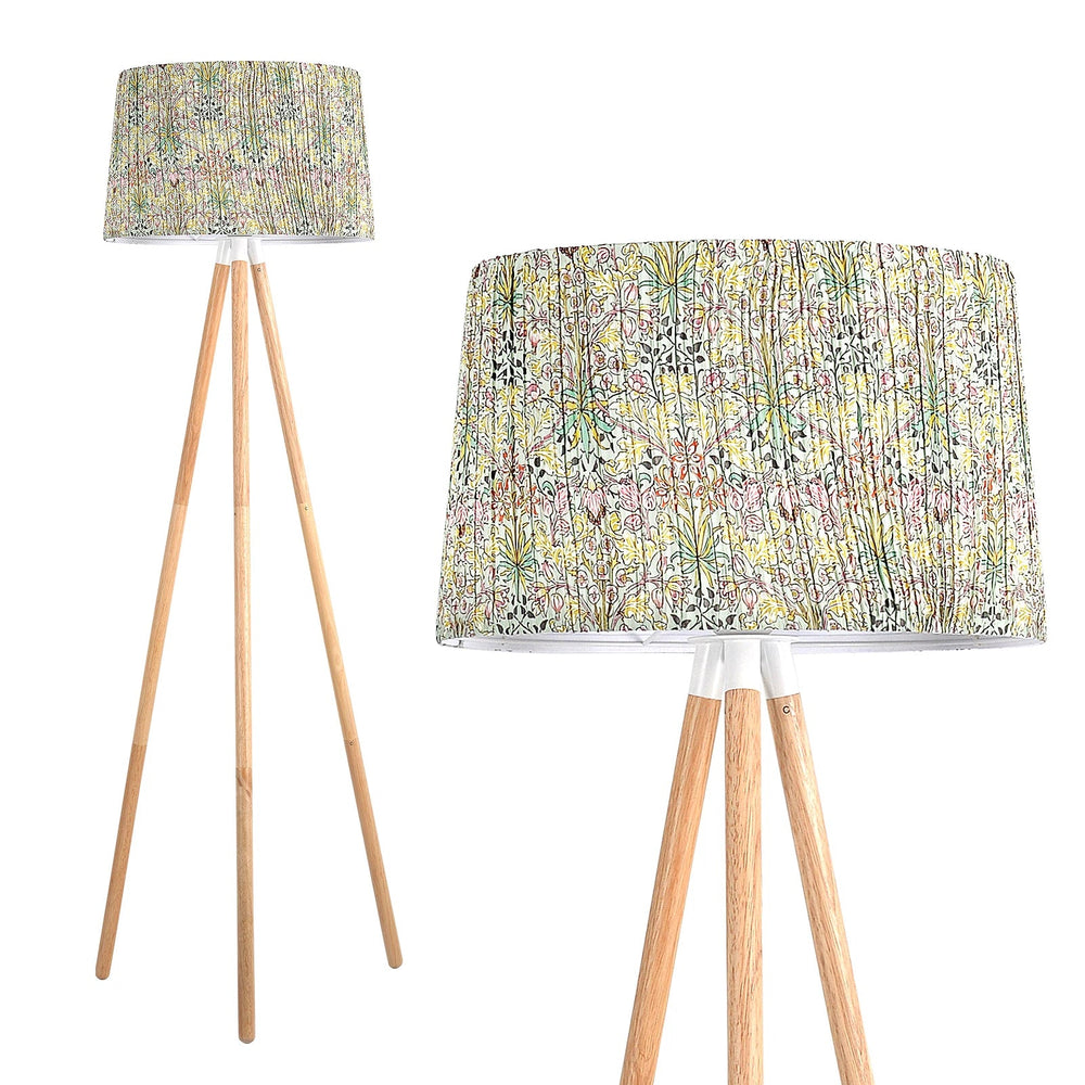 Lampadaire Trépied Bois Abat-Jour Tissu 146 cm — TRÉPIED — packshot sur fond blanc