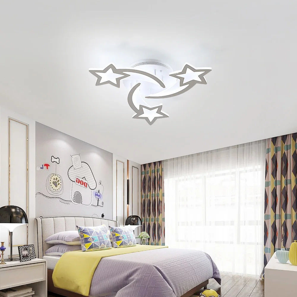 Plafonnier LED Blanc 40 W 4500 lm Salon — NIMBE