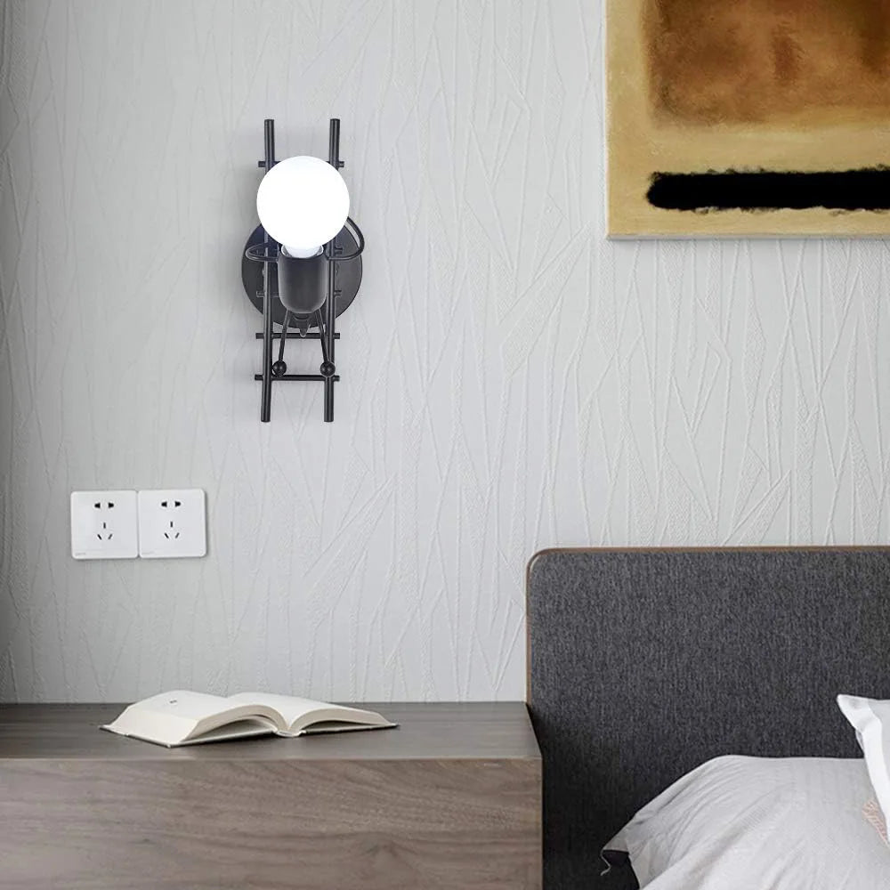 Applique Murale Enfant Métal E27 Chambre — LUCIOLE