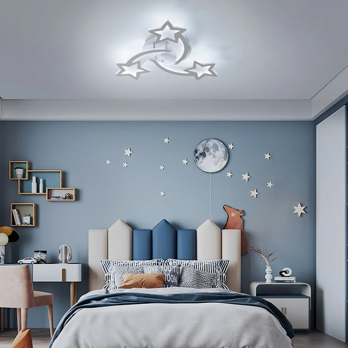 Plafonnier LED Blanc 40 W 4500 lm Salon — NIMBE