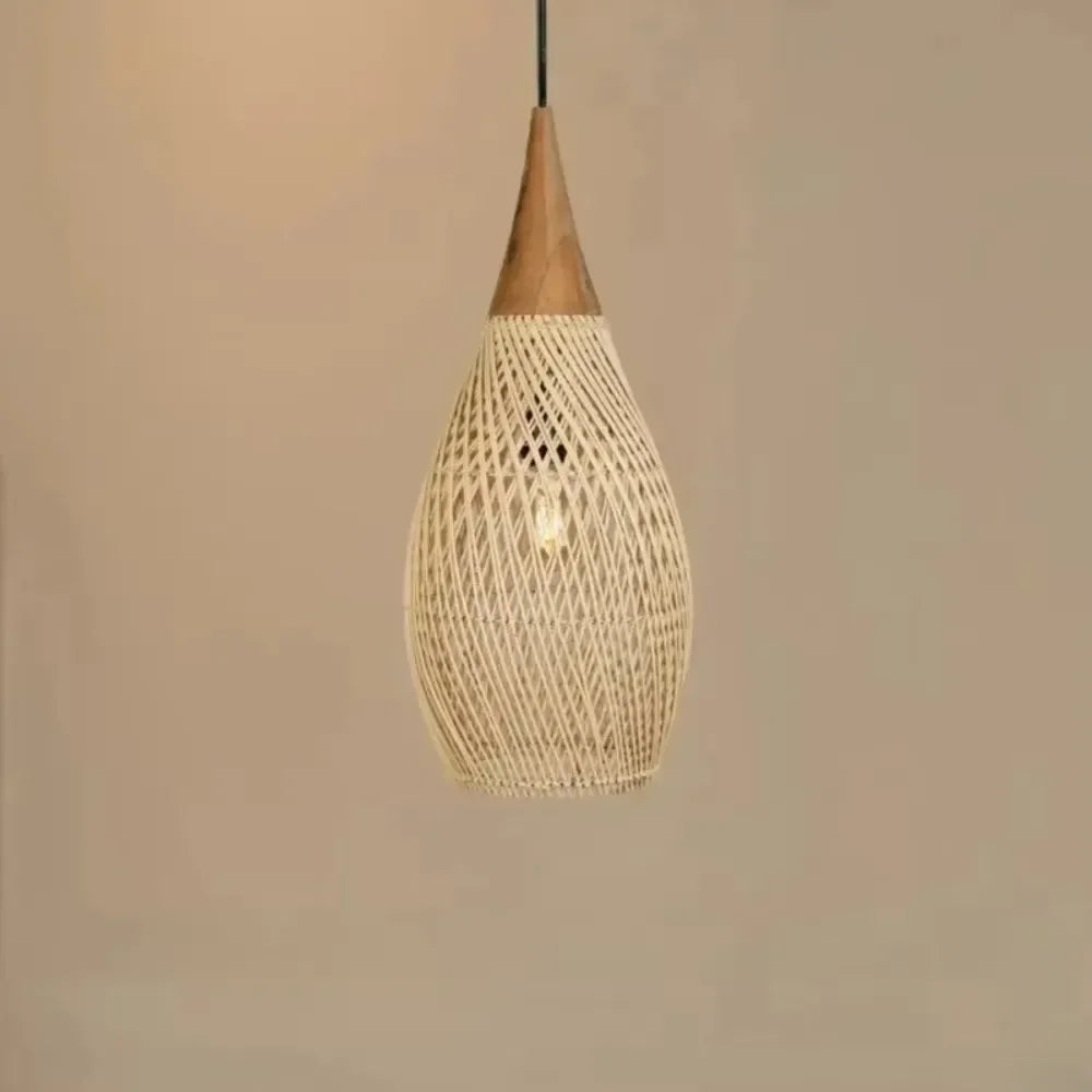 Suspension Rotin Tressé Japonaise Ø35 cm — CANNAGE
