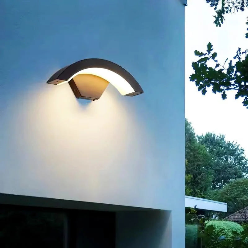 Applique Murale Extérieure LED 24 W Noire — REMPART