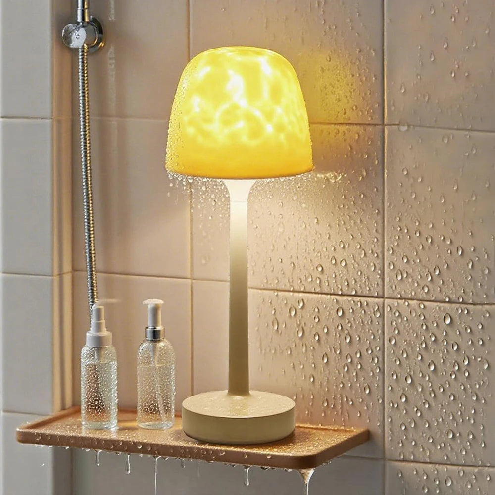 Lampe Sans Fil Rechargeable Projection Vagues — ONDINE
