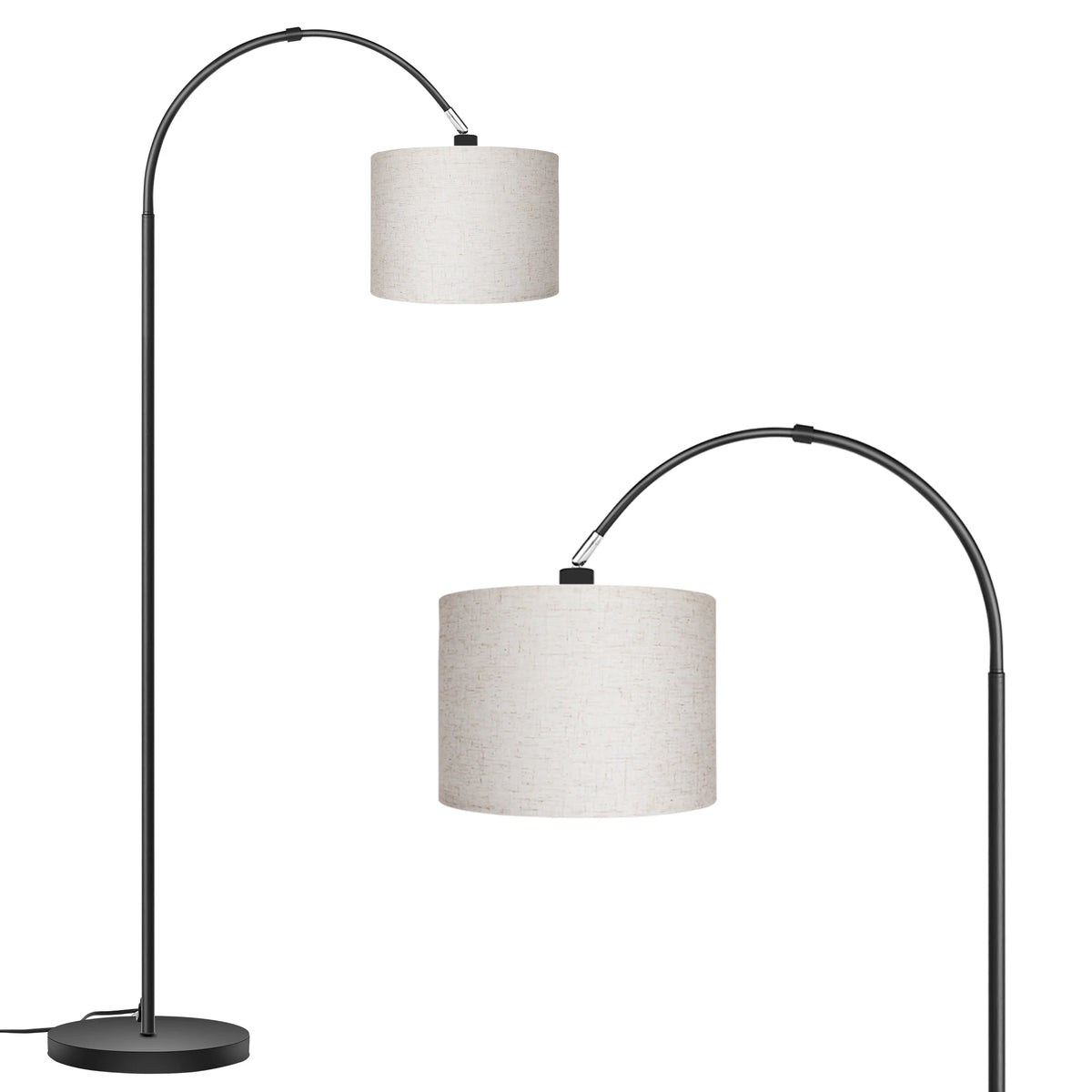 Lampadaire Liseuse Lin Orientable Ampoule Incluse — CANNE