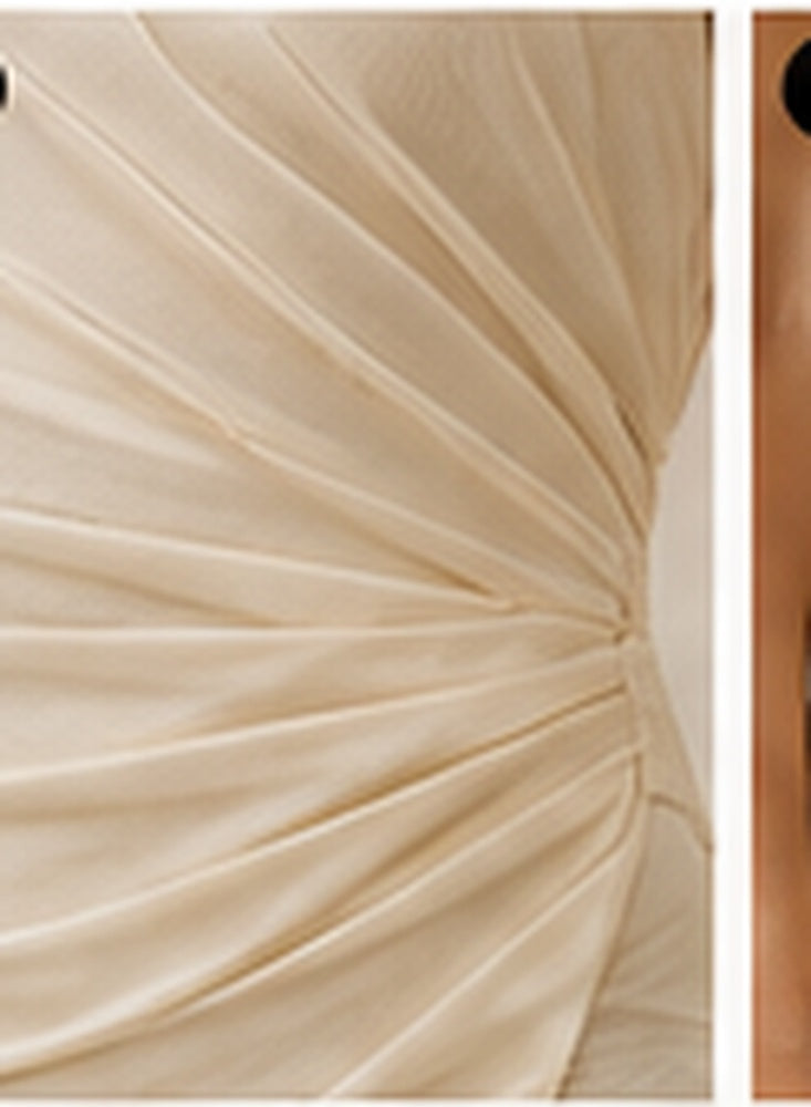 Détail du tissu de la robe longue Élise