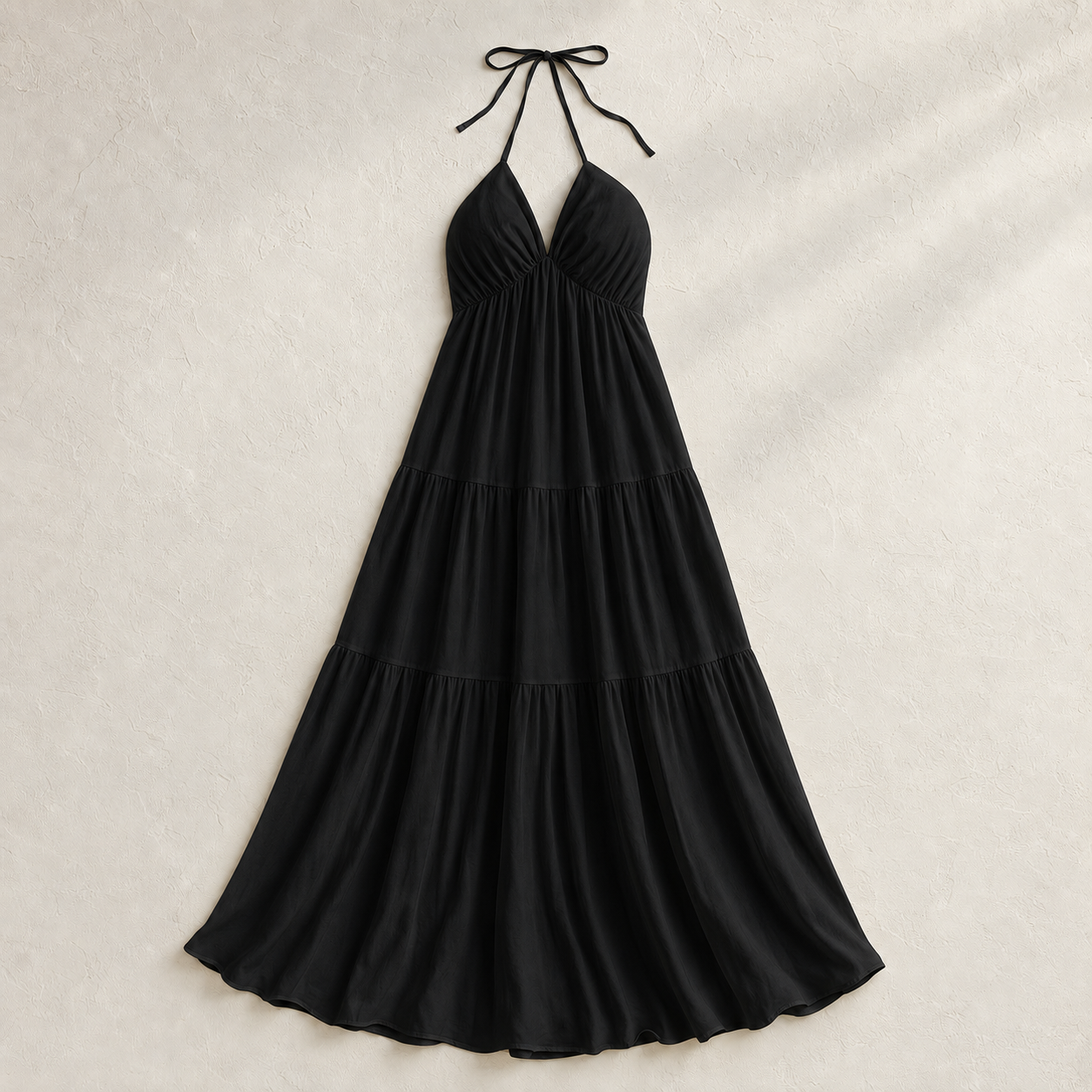 Robe longue Élise noire
