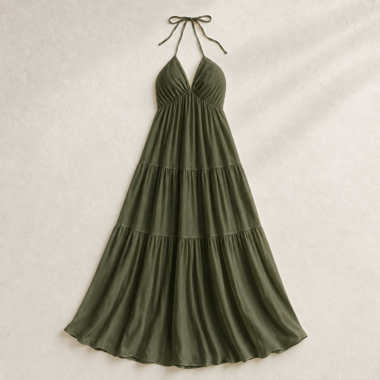 Robe longue Élise verte