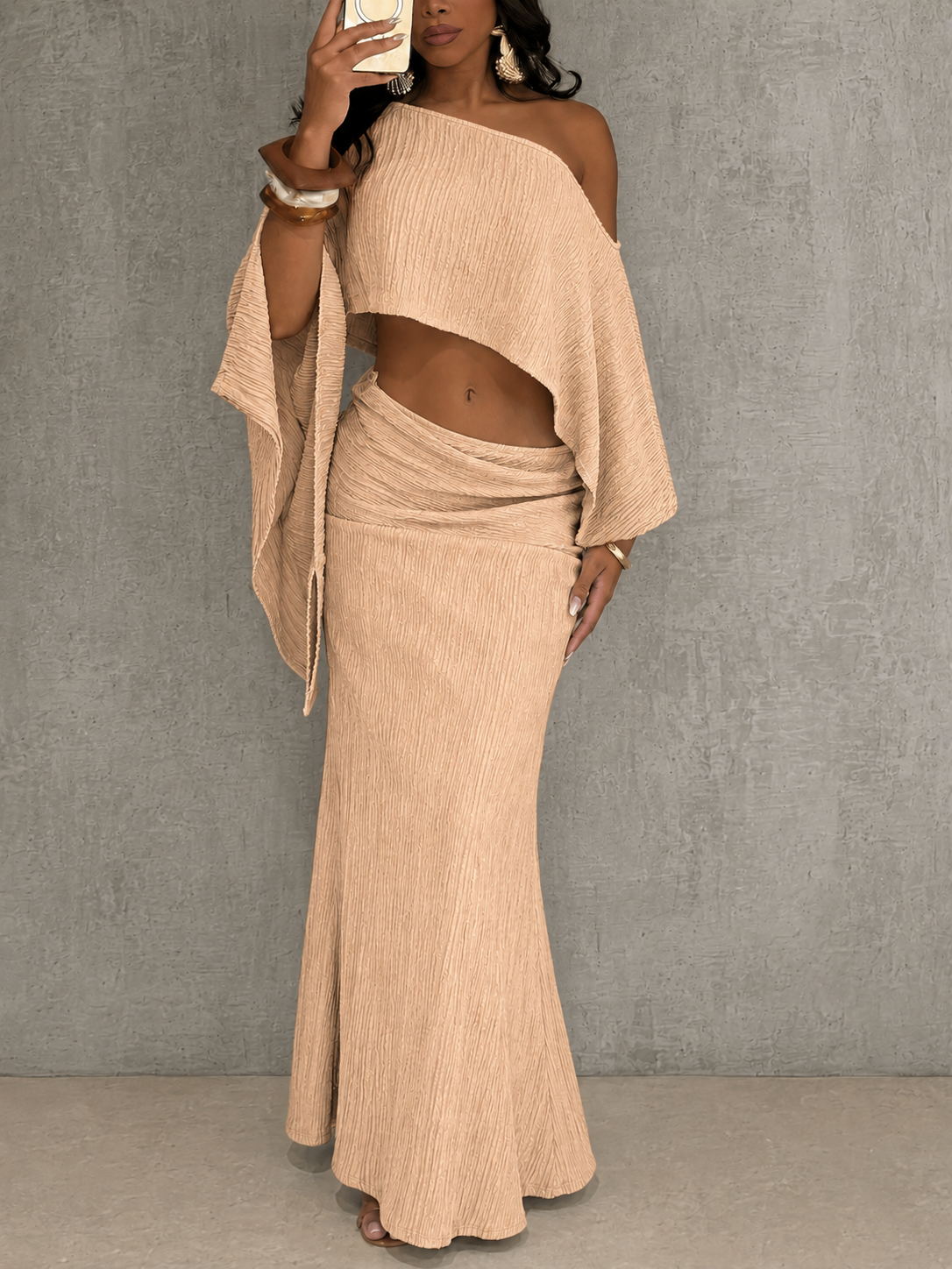 Ensemble Livia abricot