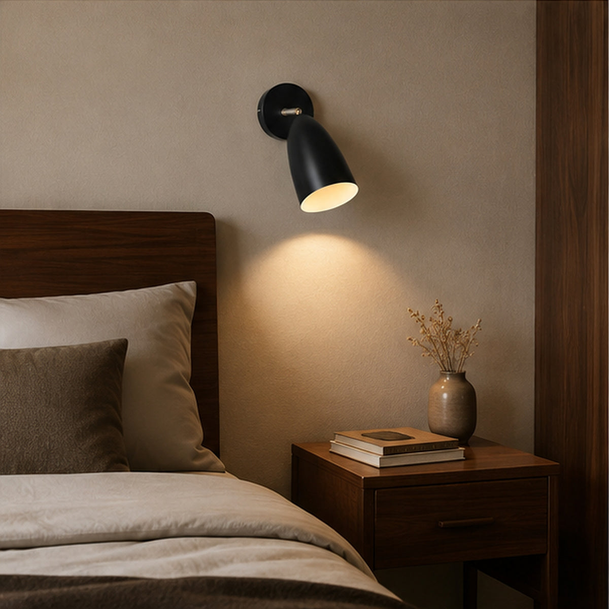 Applique murale LED double diffusion HALIA, autre vue en situation