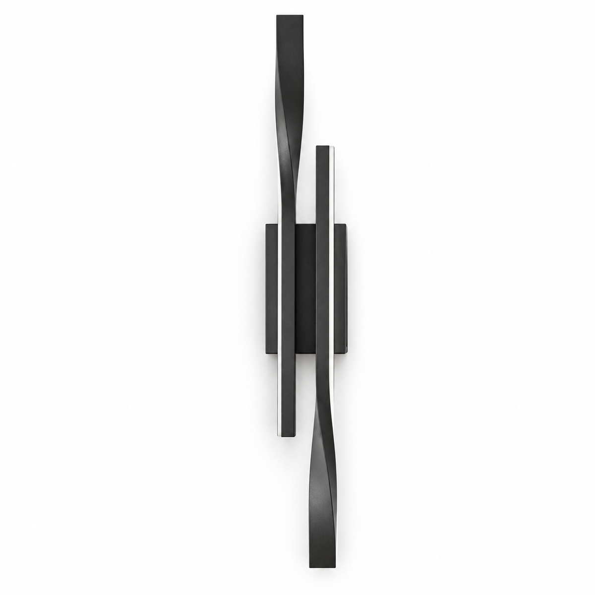 Applique Murale LED Noire Minimaliste 16 W — TRAIT — packshot sur fond blanc