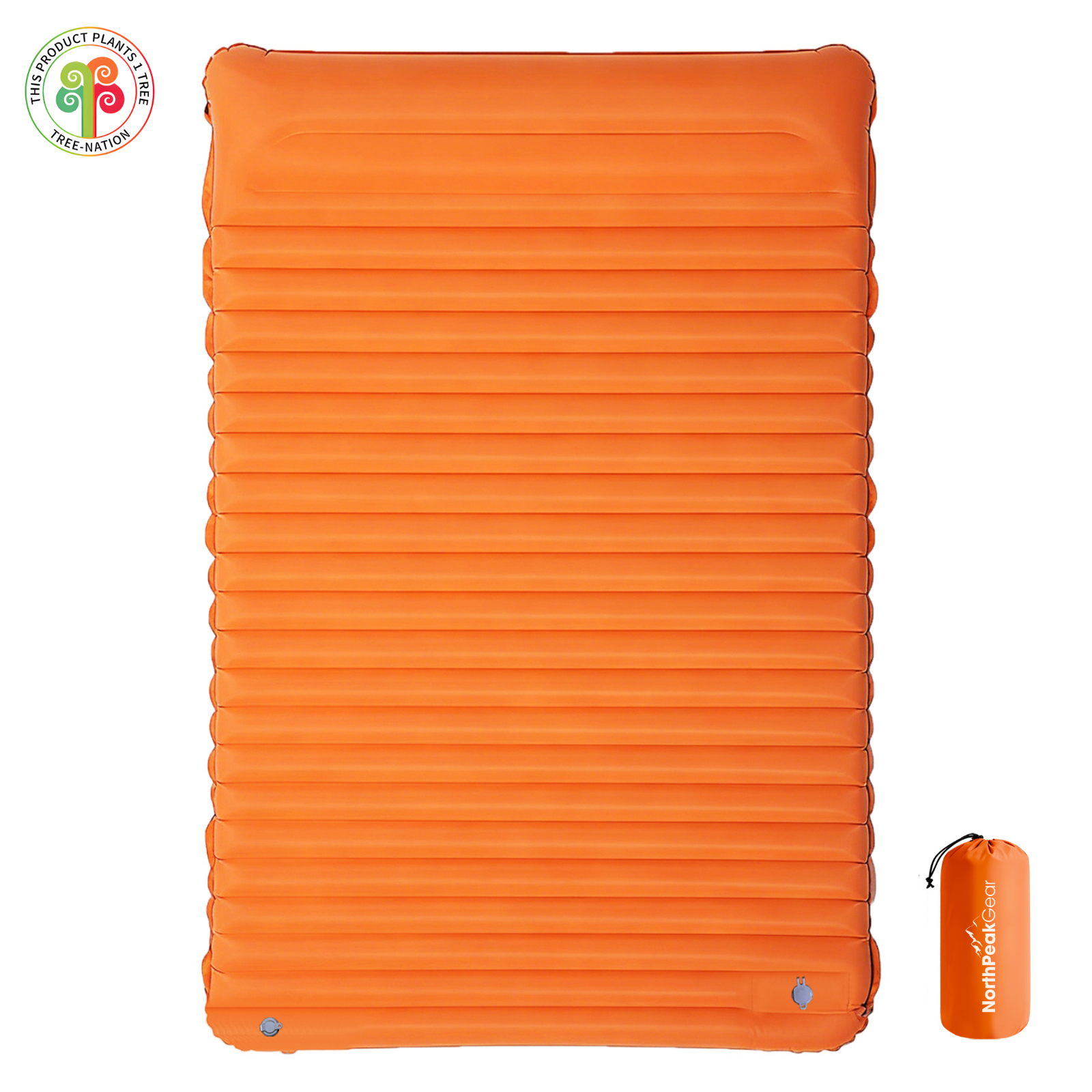 Matelas de camping double Pro orange