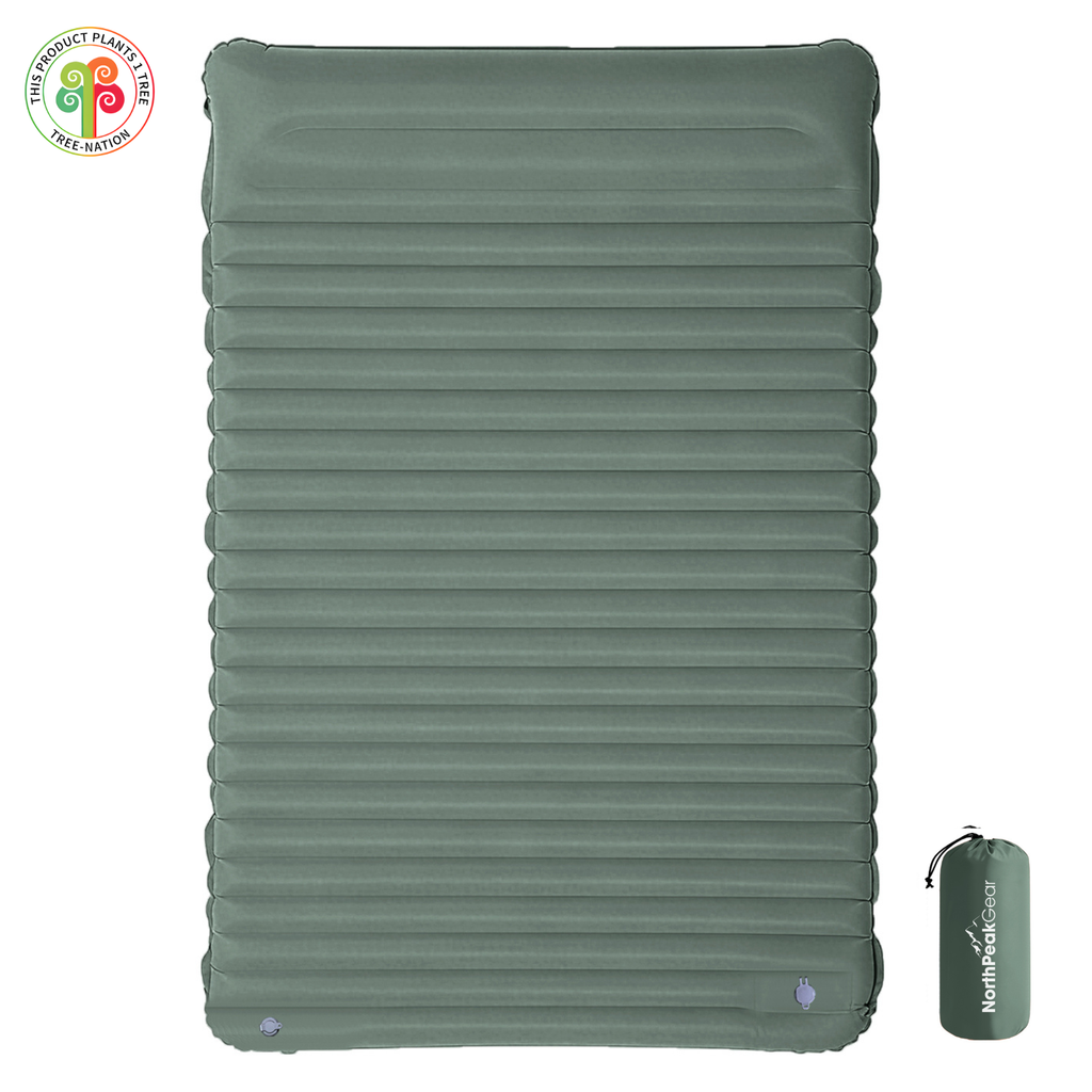Matelas de camping double Pro vert