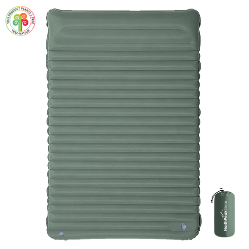 Matelas de camping double Pro vert