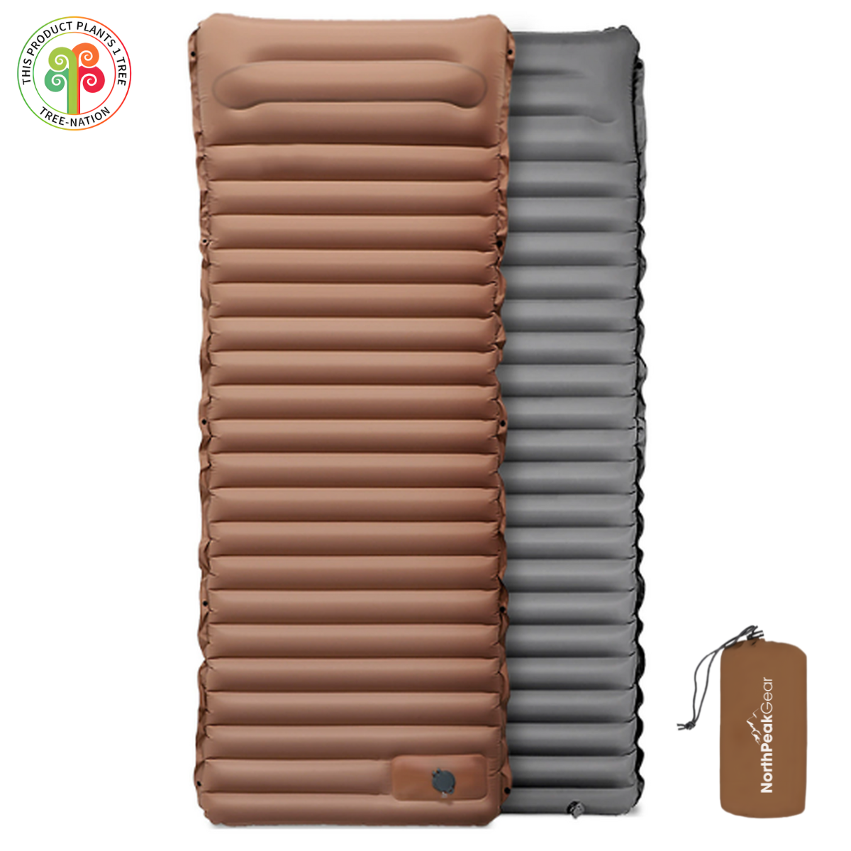 Matelas de camping ultraléger Pro marron