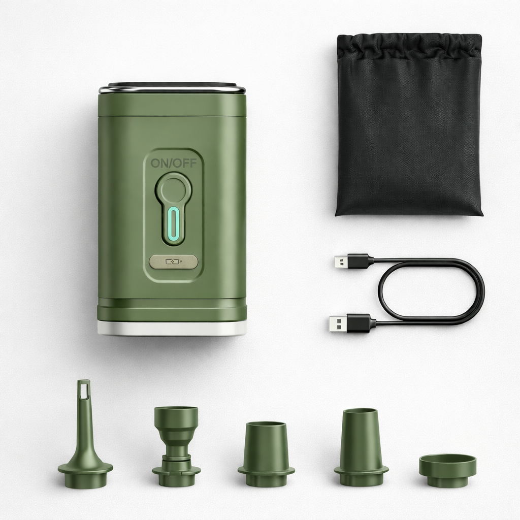 Mini-pompe électrique verte