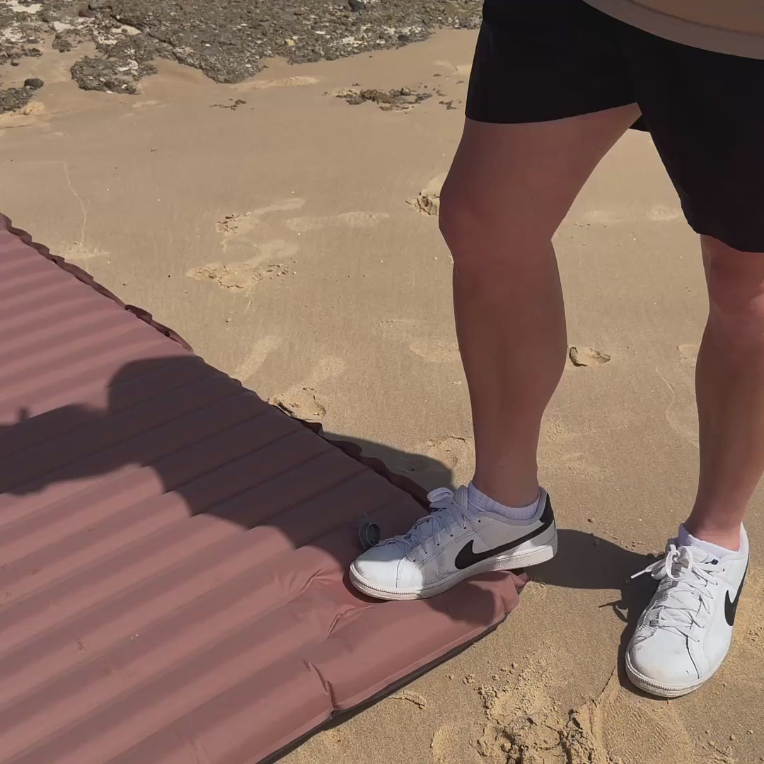 Démonstration de la résistance du matelas double