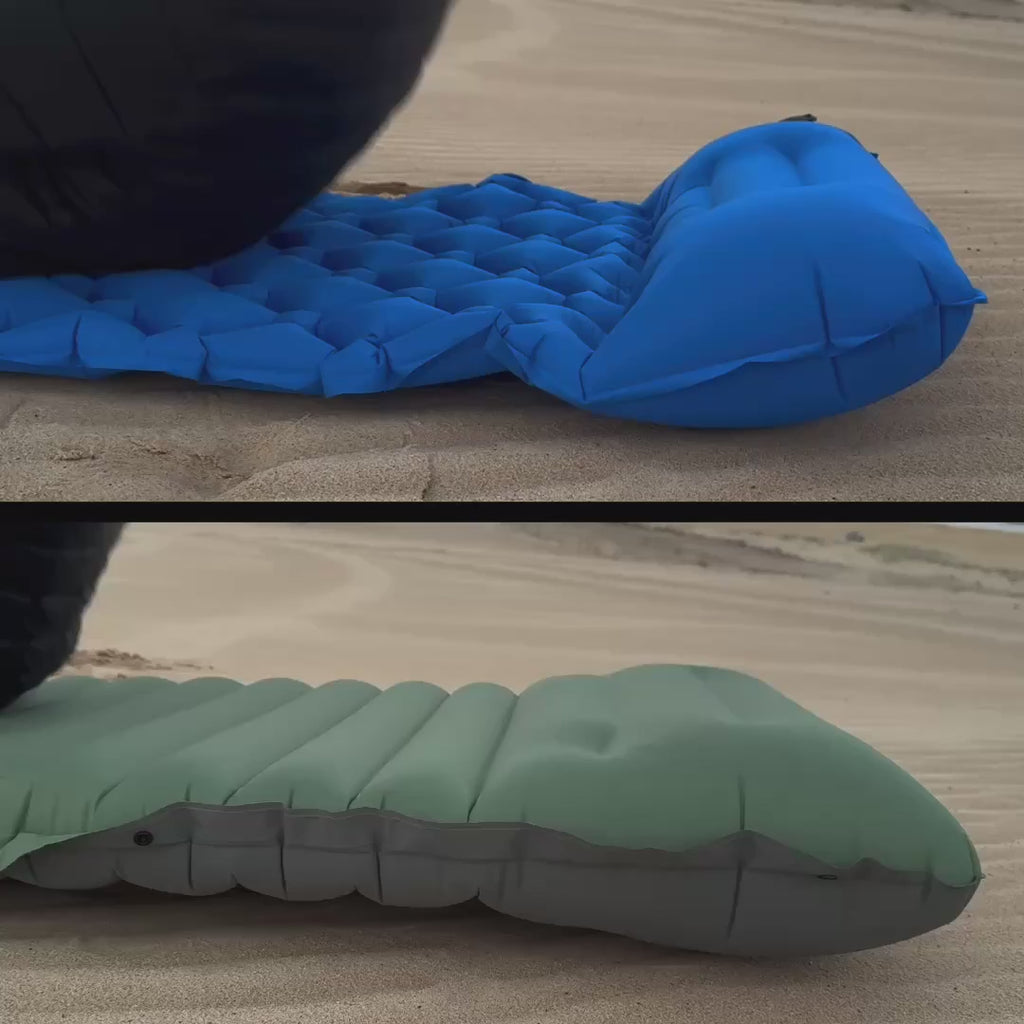 Démonstration du soutien du matelas Pro pour dormir sur le côté